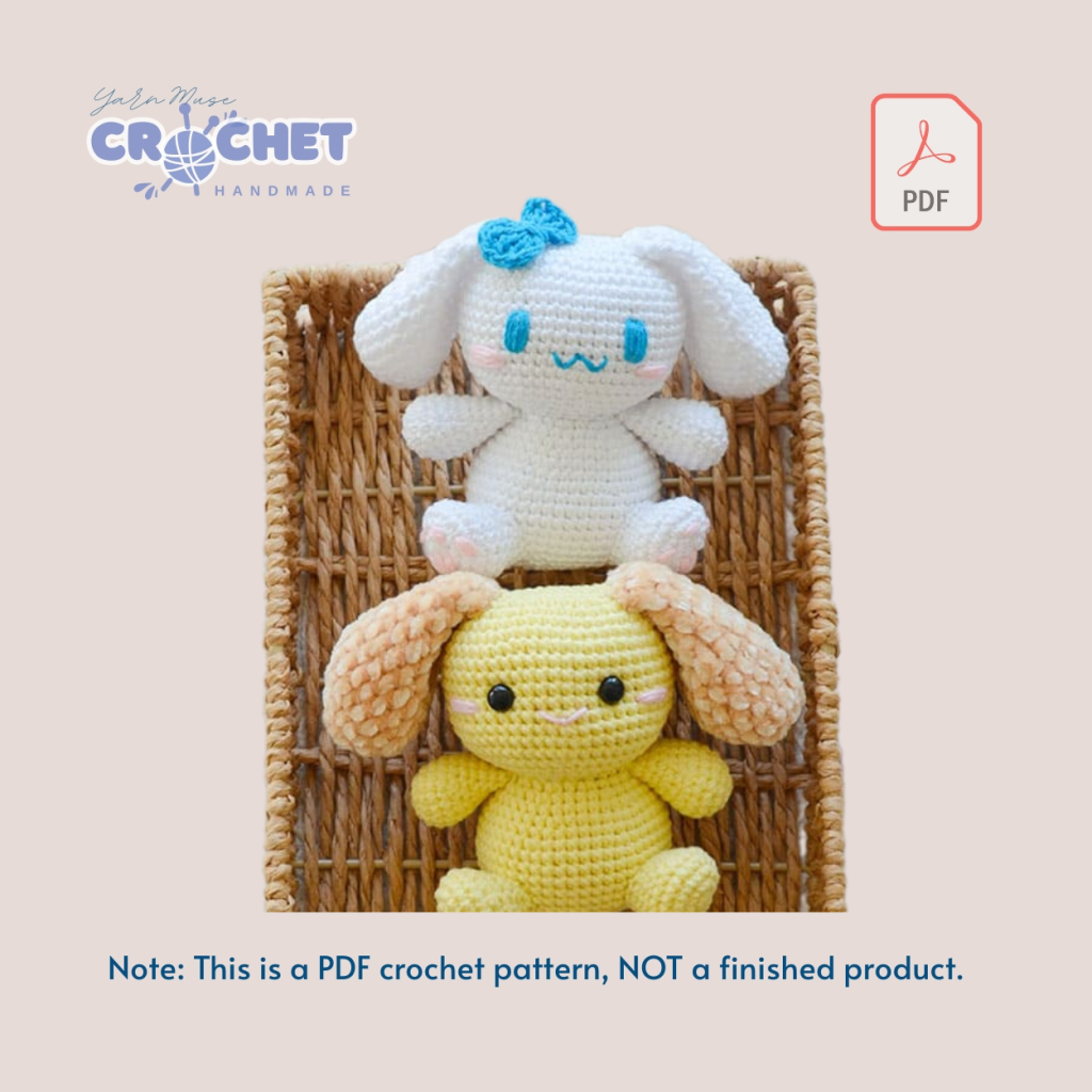 Cartoon Chibi Characters Crochet Pattern PDF