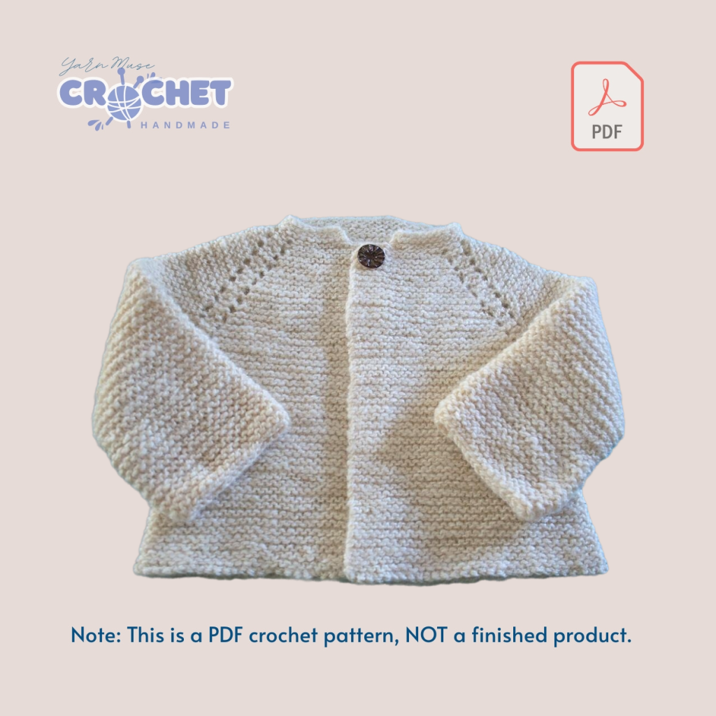 Crochet Sweaters Jackets Pattern PDF Guide for Beginners