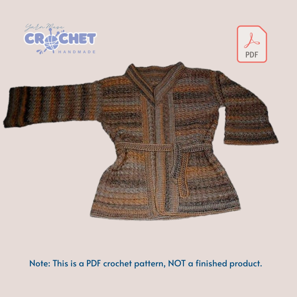Sweaters & Jackets Crochet Pattern PDF
