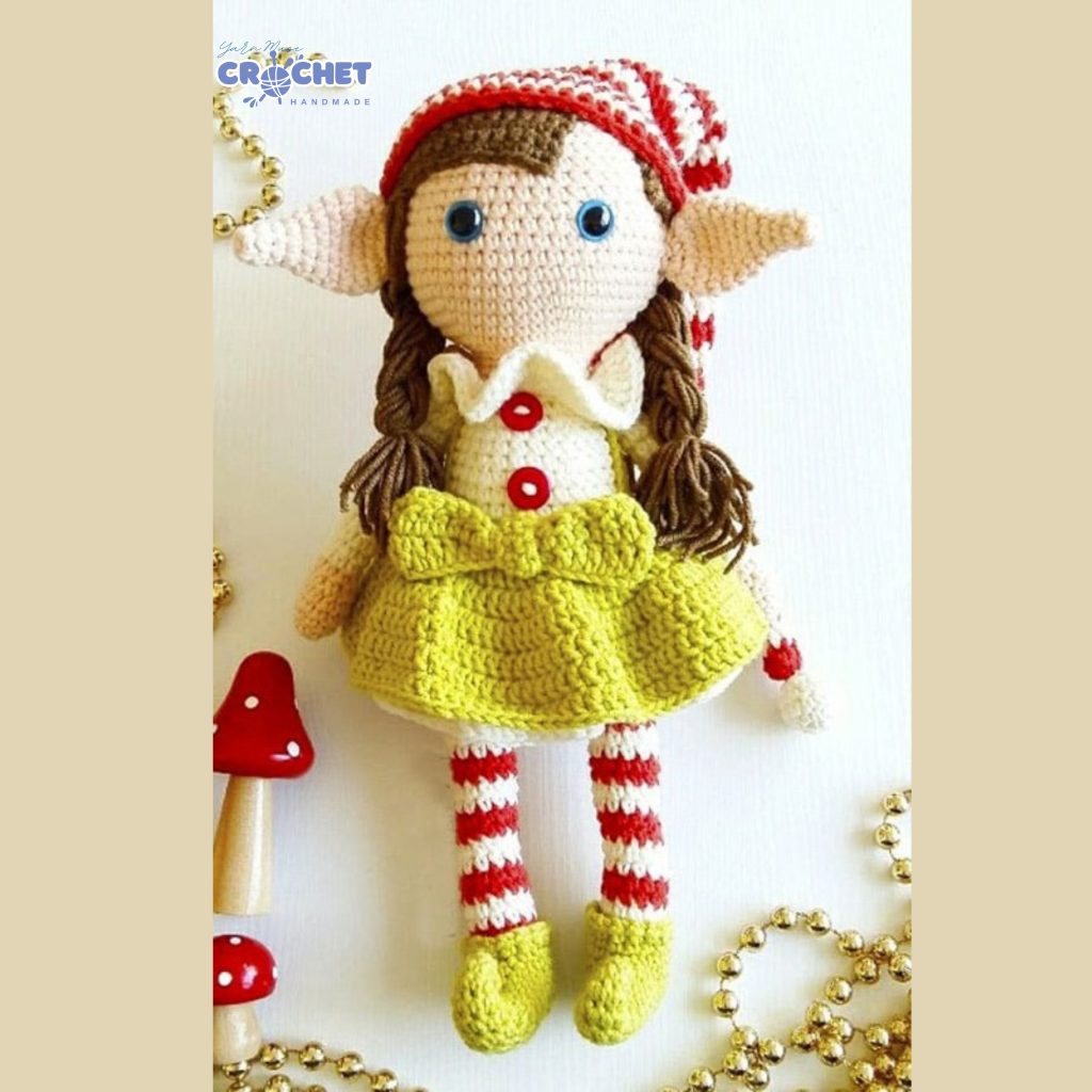 Crochet Elf Berry Christmas Doll Best Amigurumi