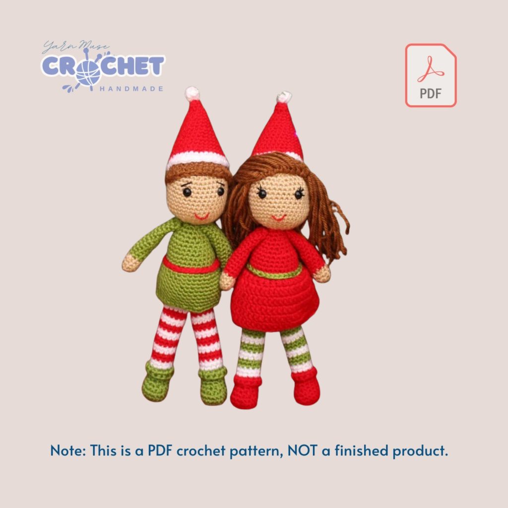 MQ-027-Cute Elf Amigurumi Free Crochet Pattern