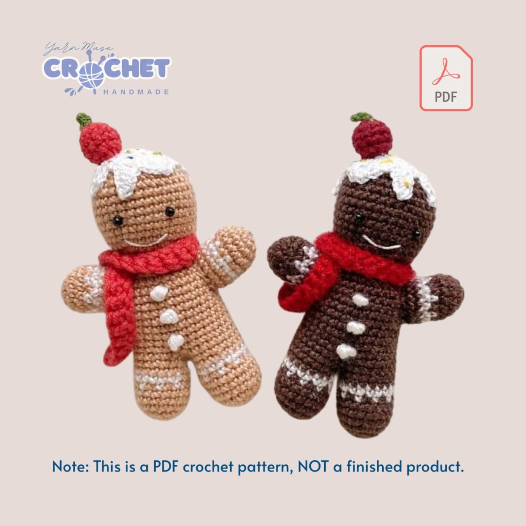 Cute Gingerbread Amigurumi Crochet Pattern Best