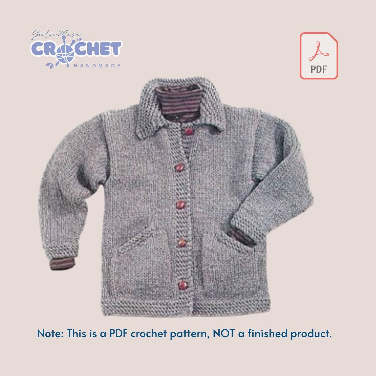 3-Season Sweater Jacket Knitting Pattern