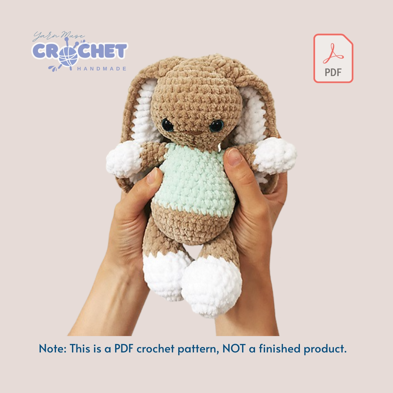 Animal Friends Beginner Crochet Pattern PDF