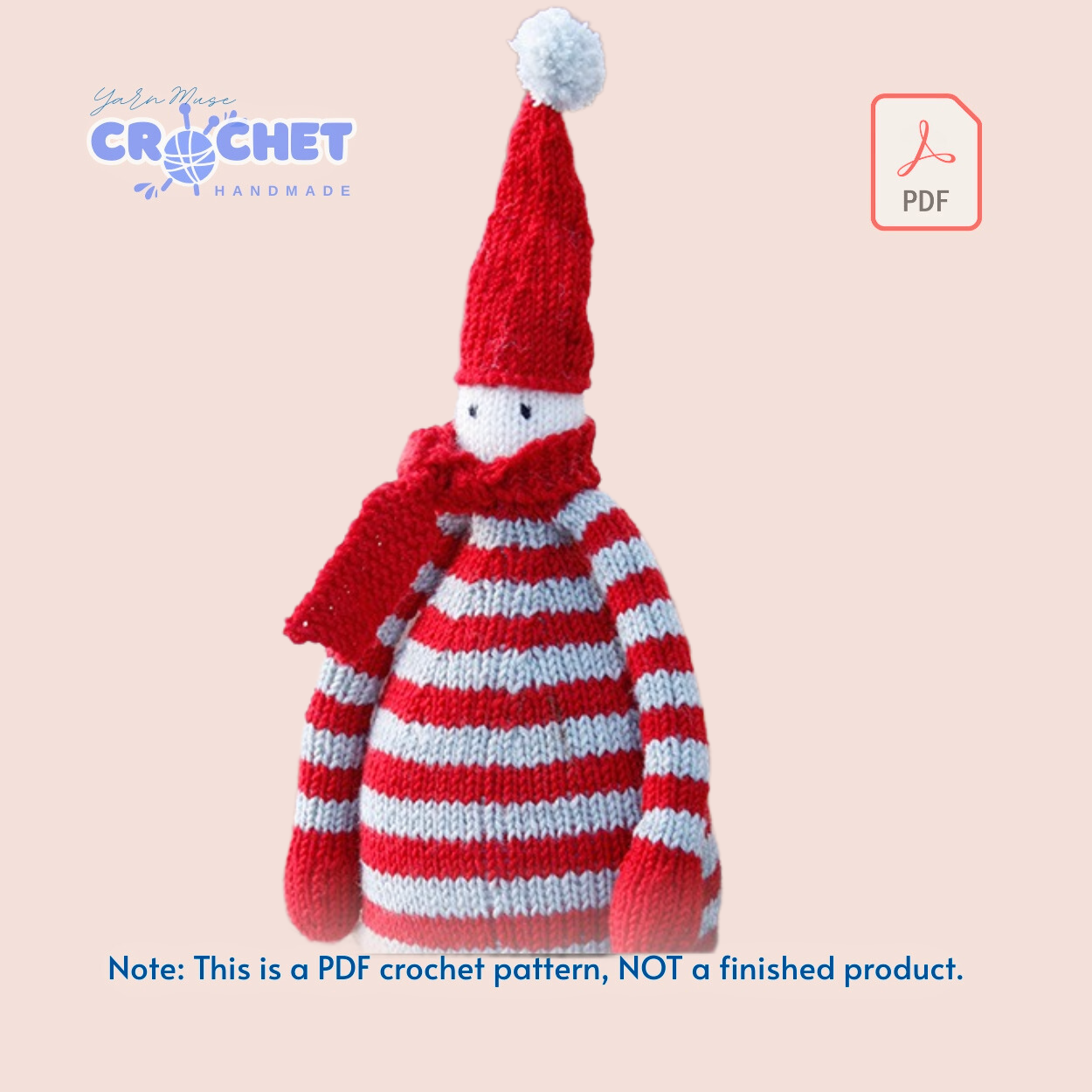 Beginner Gift Plush Crochet Pattern PDF