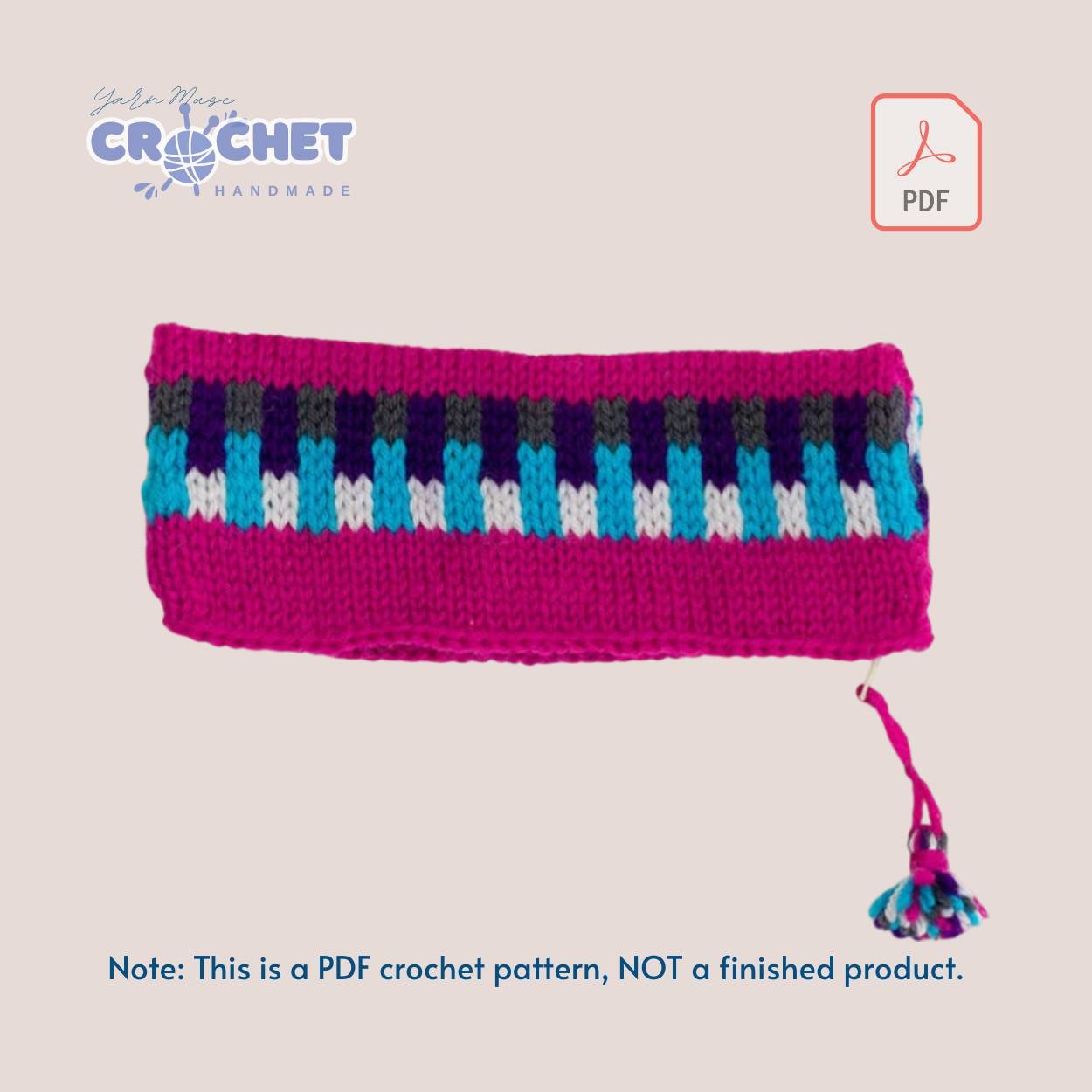 Block Patterned Wool Pouch – Free PDF Knitting Guide with Paintbox Yarns Worsted