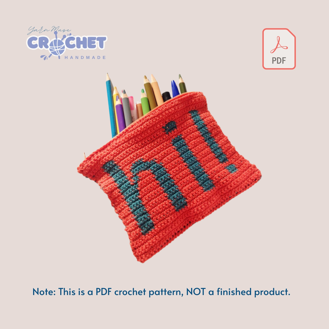 Crochet Bags Pouches Pattern PDF Guide for Beginners
