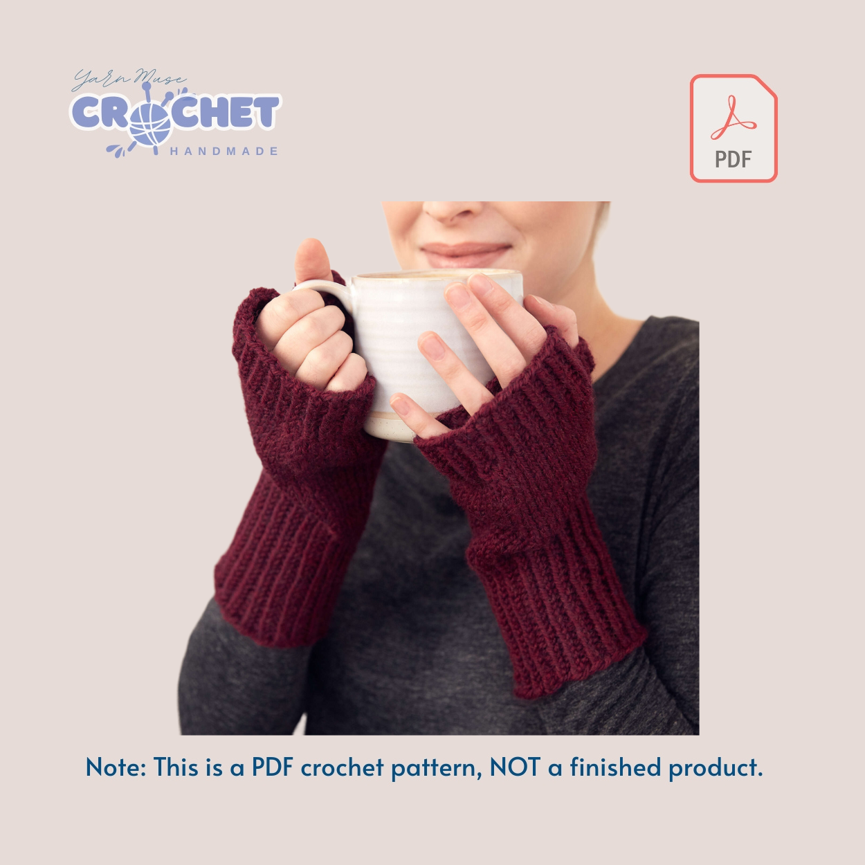 Crochet Footwear and Gloves Pattern PDF Tutorial (2)