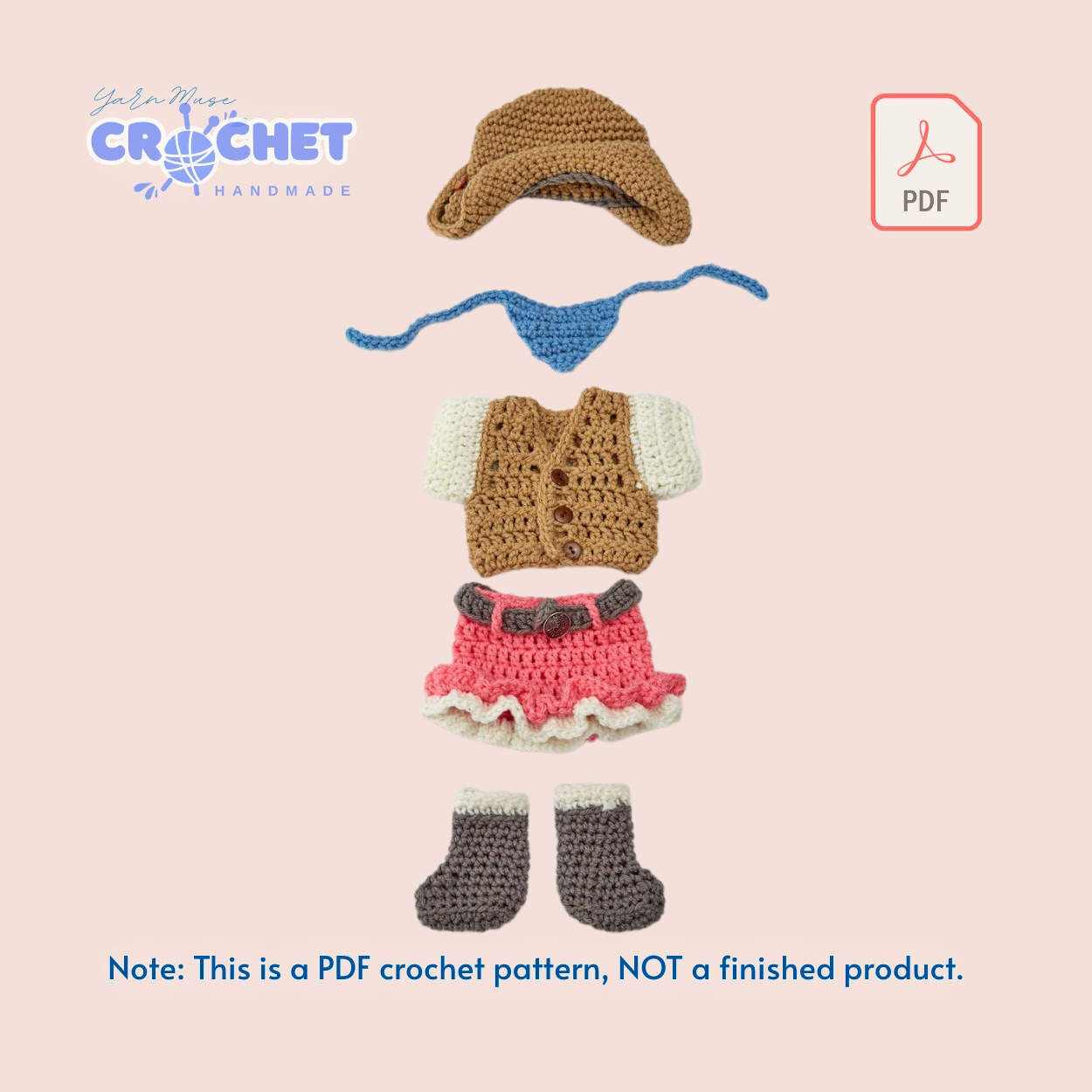 Doll and Accessory Mega Crochet Pattern PDF