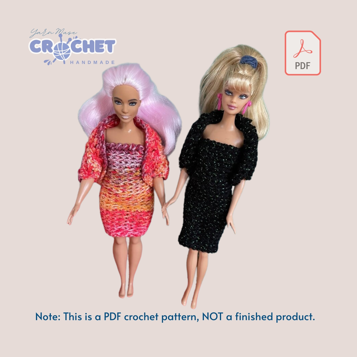 Doll and Accessory Sets Crochet Pattern PDF Guide