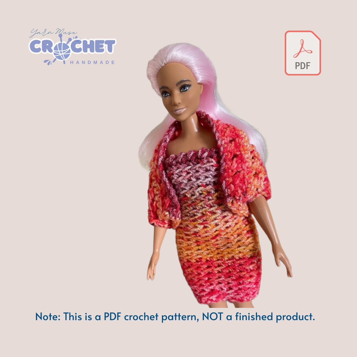 Doll and Accessory Sets Crochet Pattern PDF Guide