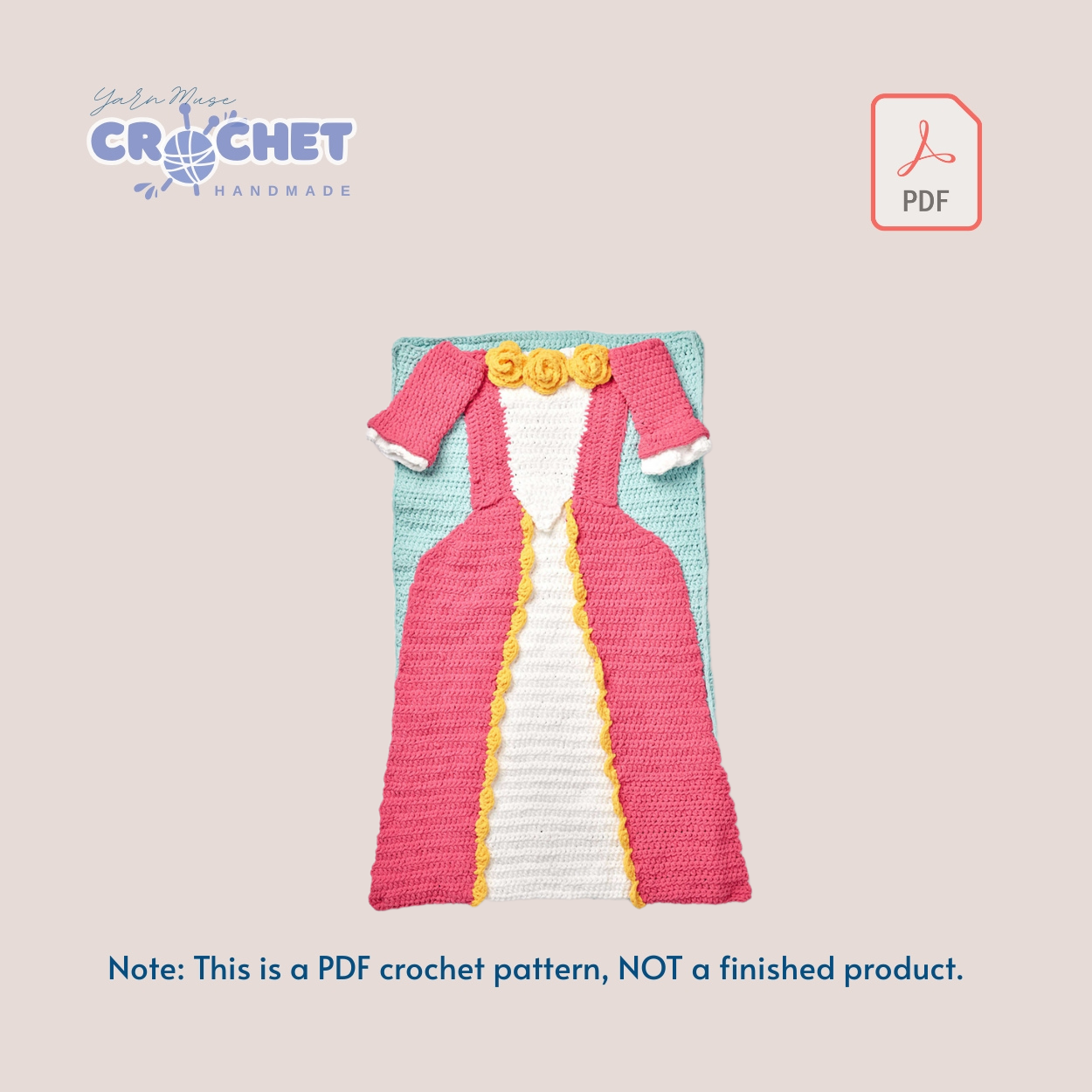 Easy Crochet Dresses and Overalls Pattern PDF