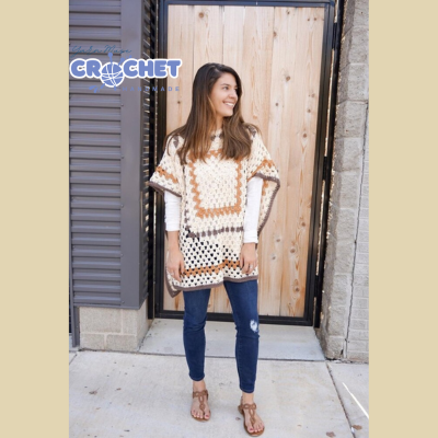 Easy Crochet Shawls and Ponchos Pattern PDF