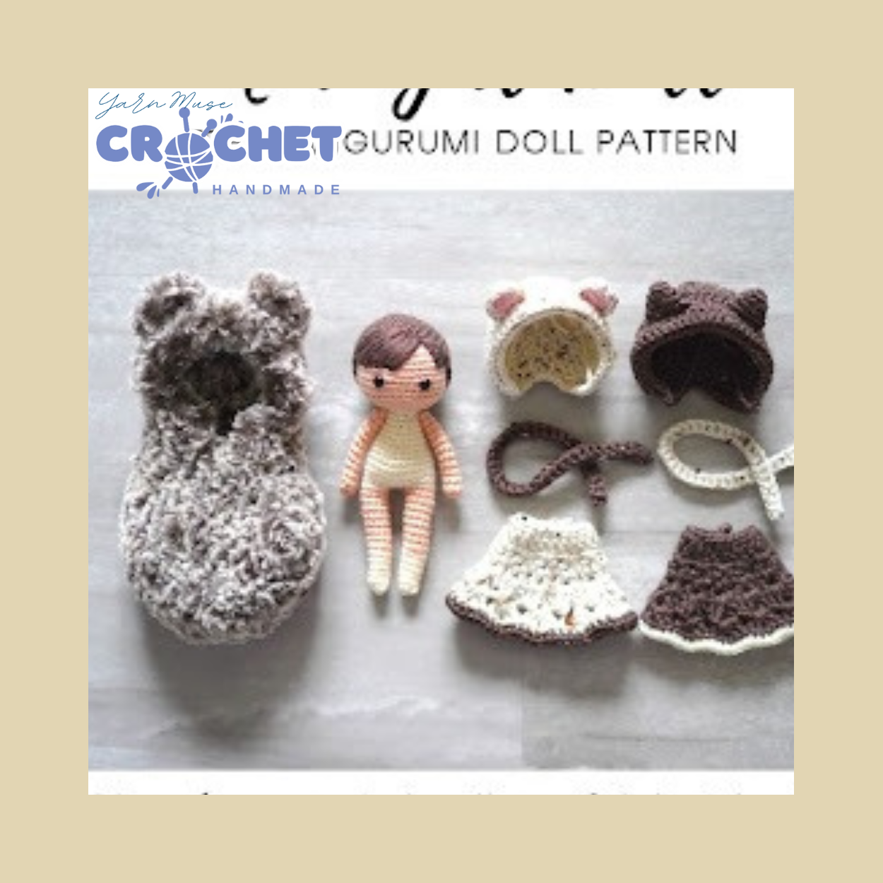 Elegant Crochet Fashion Doll Pattern1
