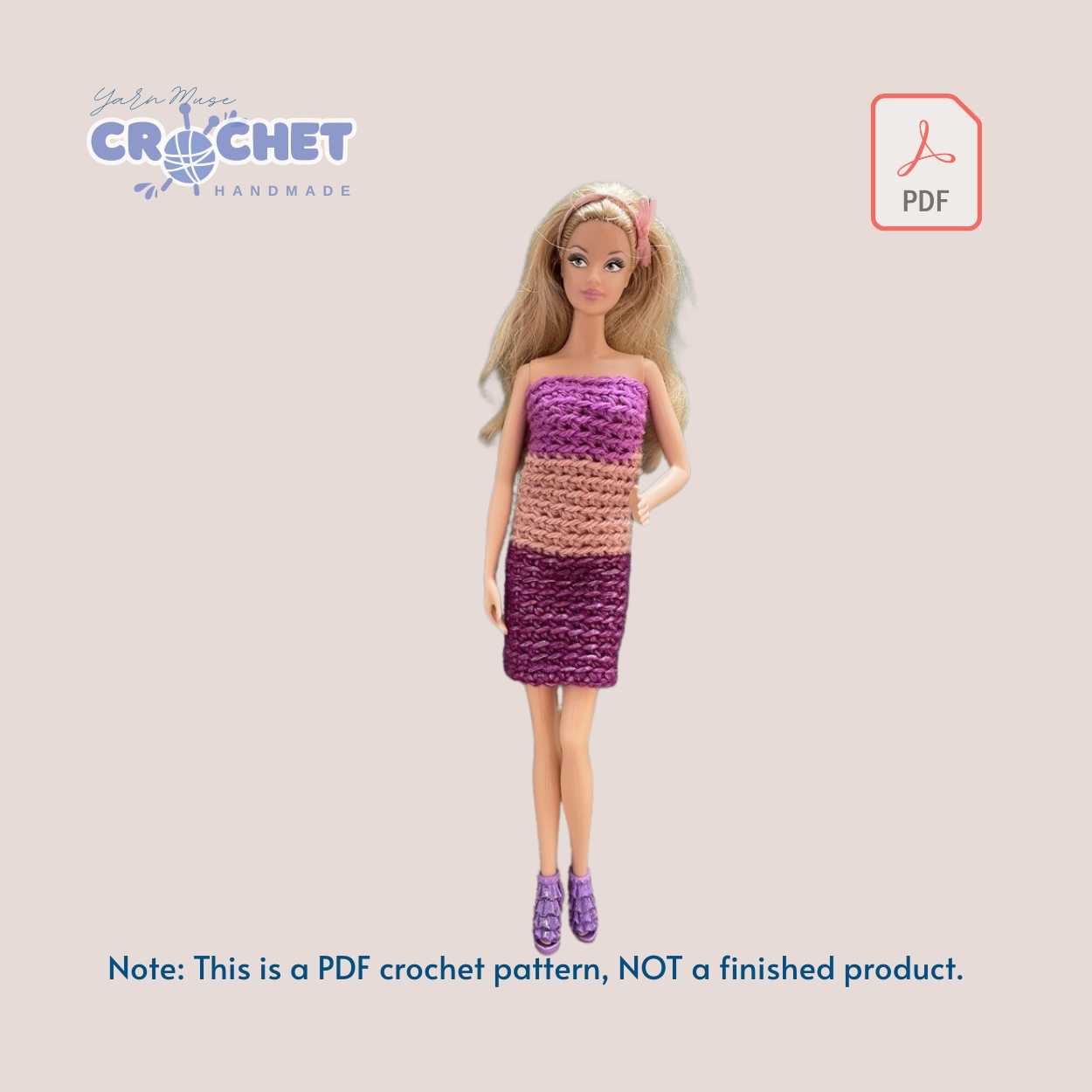 Fashion Doll Making Crochet Guide PDF Pattern