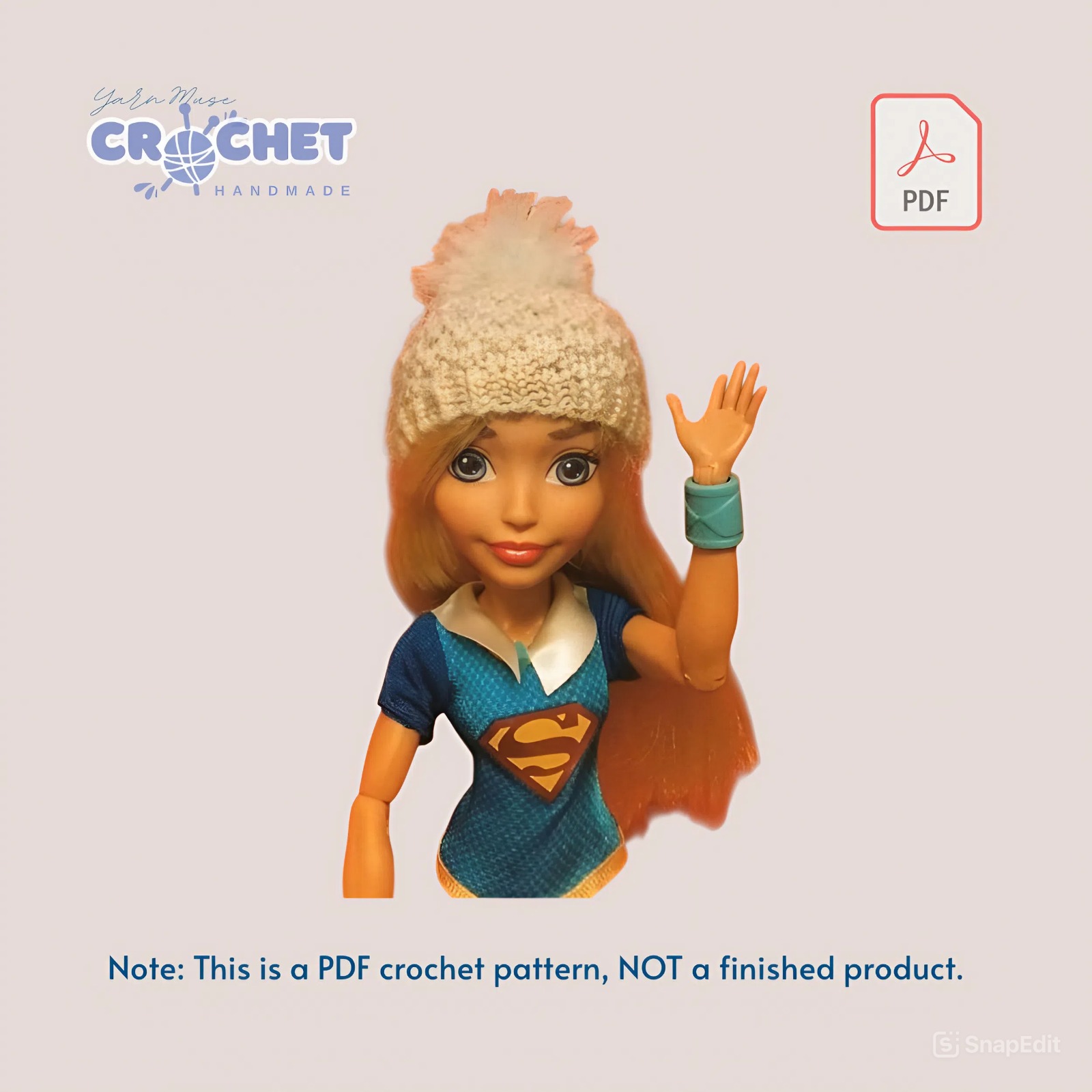 Fashion Dolls Crochet Pattern PDF