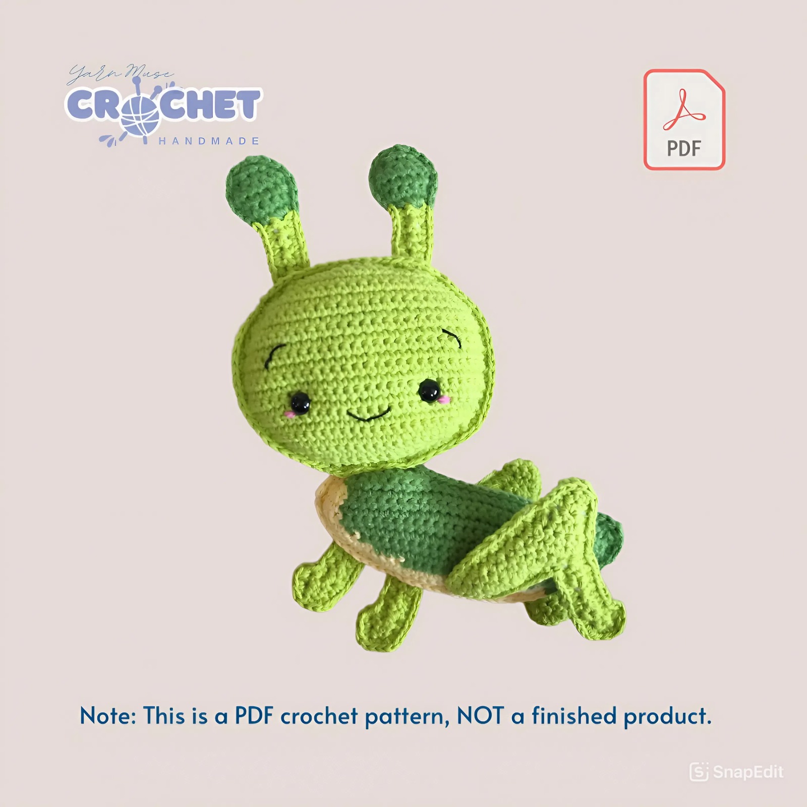 Insects & Mini-Animals Crochet Pattern PDF – Yarn Muse Crochet
