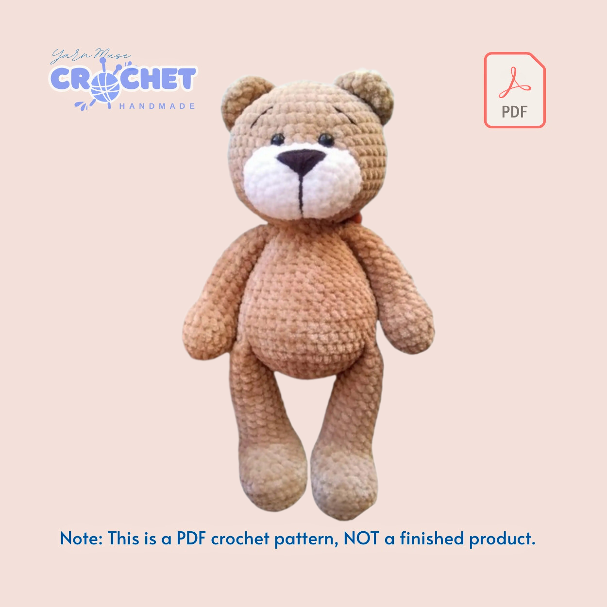 Jumbo Teddy Bear Amigurumi Guide