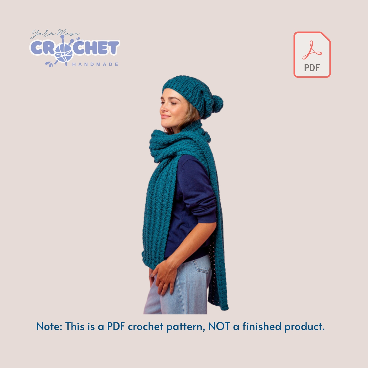 Scarves Crochet and Knitting Pattern PDF Guide 3