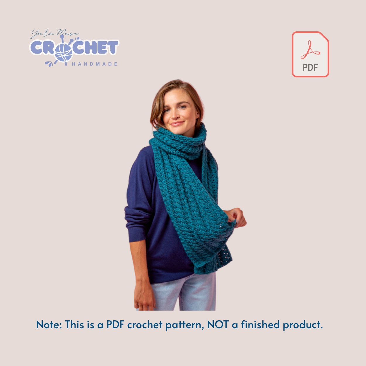 Scarves Crochet and Knitting Pattern PDF Guide 4