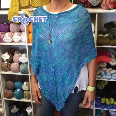 Shawls and Ponchos Crochet Pattern Bundle PDF