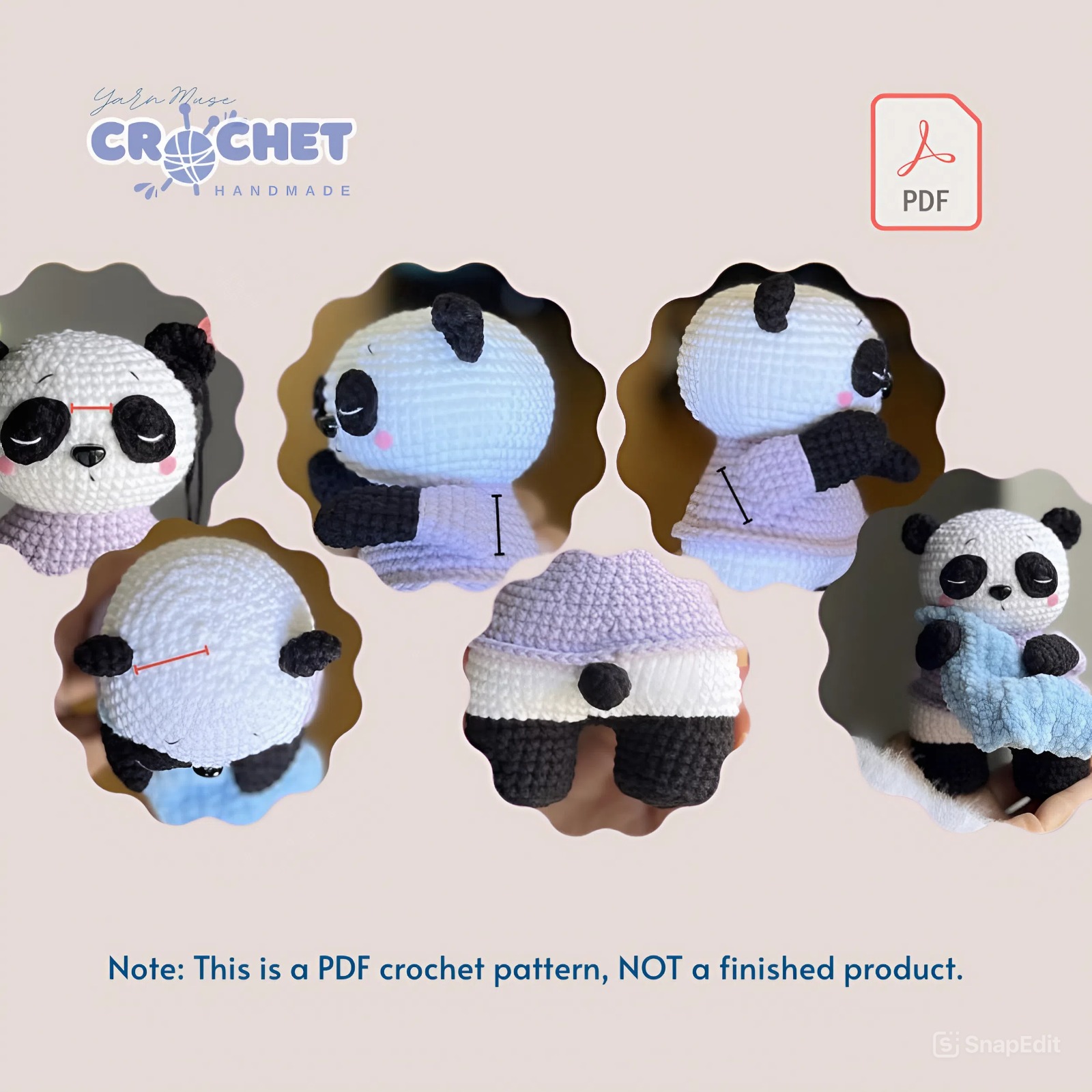 Teddy Bears & Large Plush Crochet Pattern PDF1