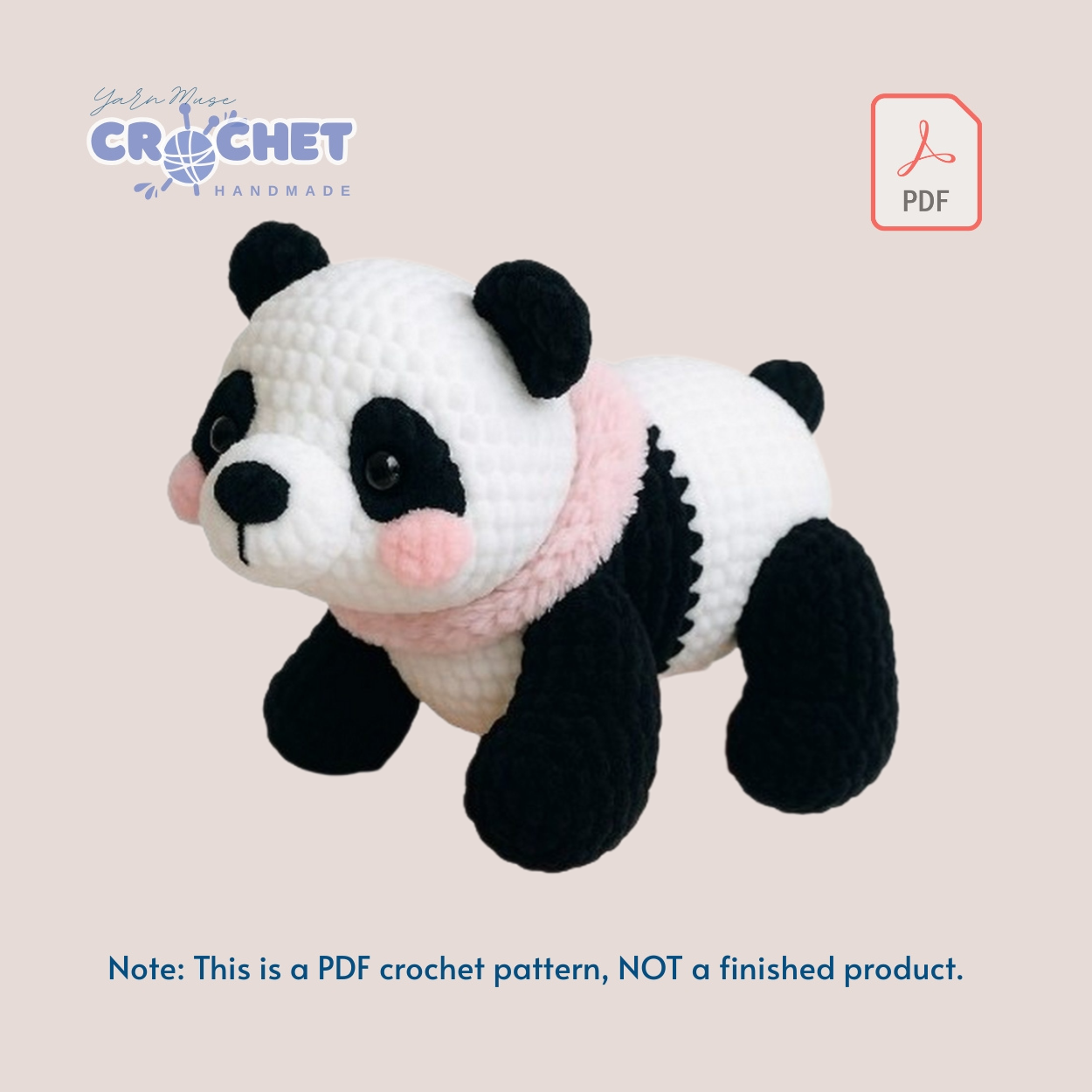 Teddy Bears and Large Plush Crochet Pattern PDF Guide