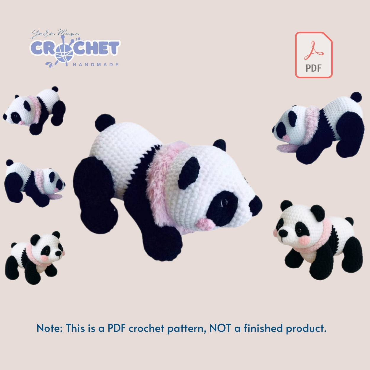 Teddy Bears and Large Plush Crochet Pattern PDF Guide1