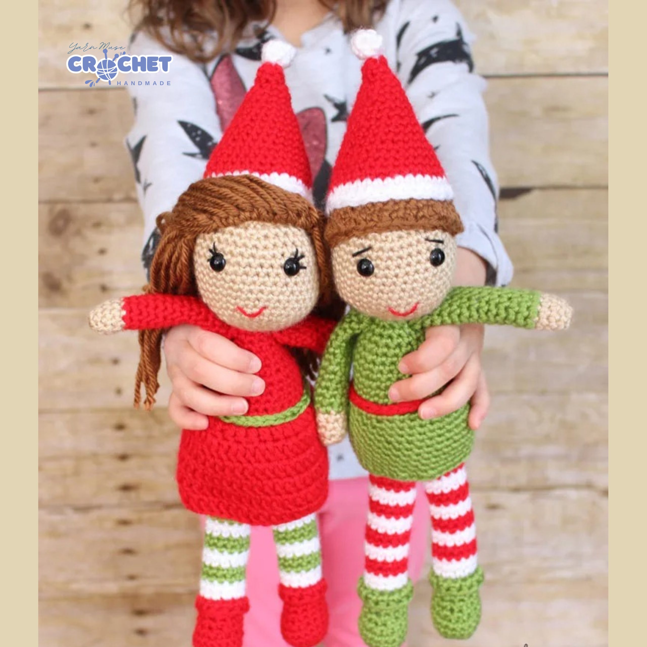 MQ-027-Cute Elf Amigurumi Free Crochet Pattern