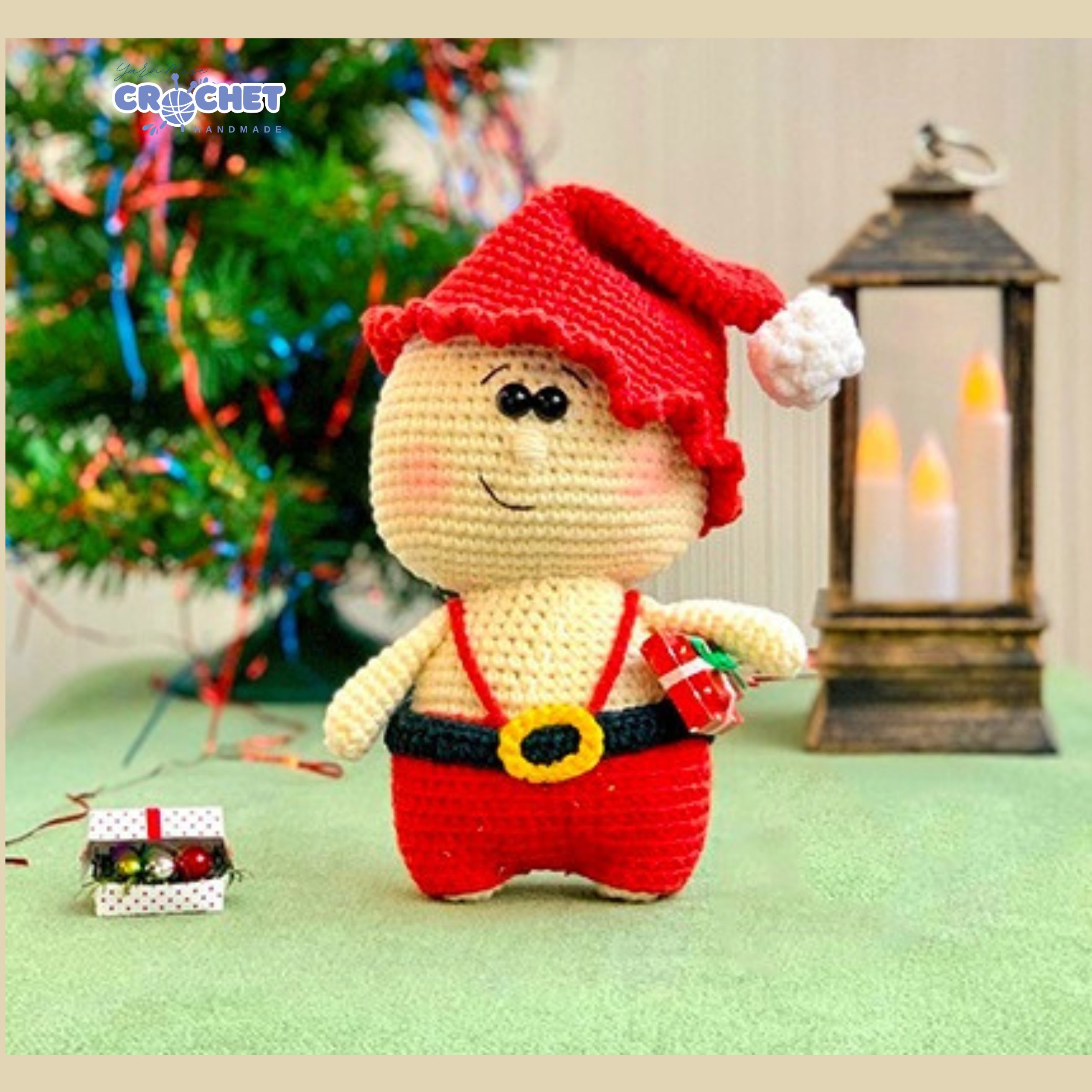 Santa Claus Amigurumi Crochet Pattern PDF Tutorial