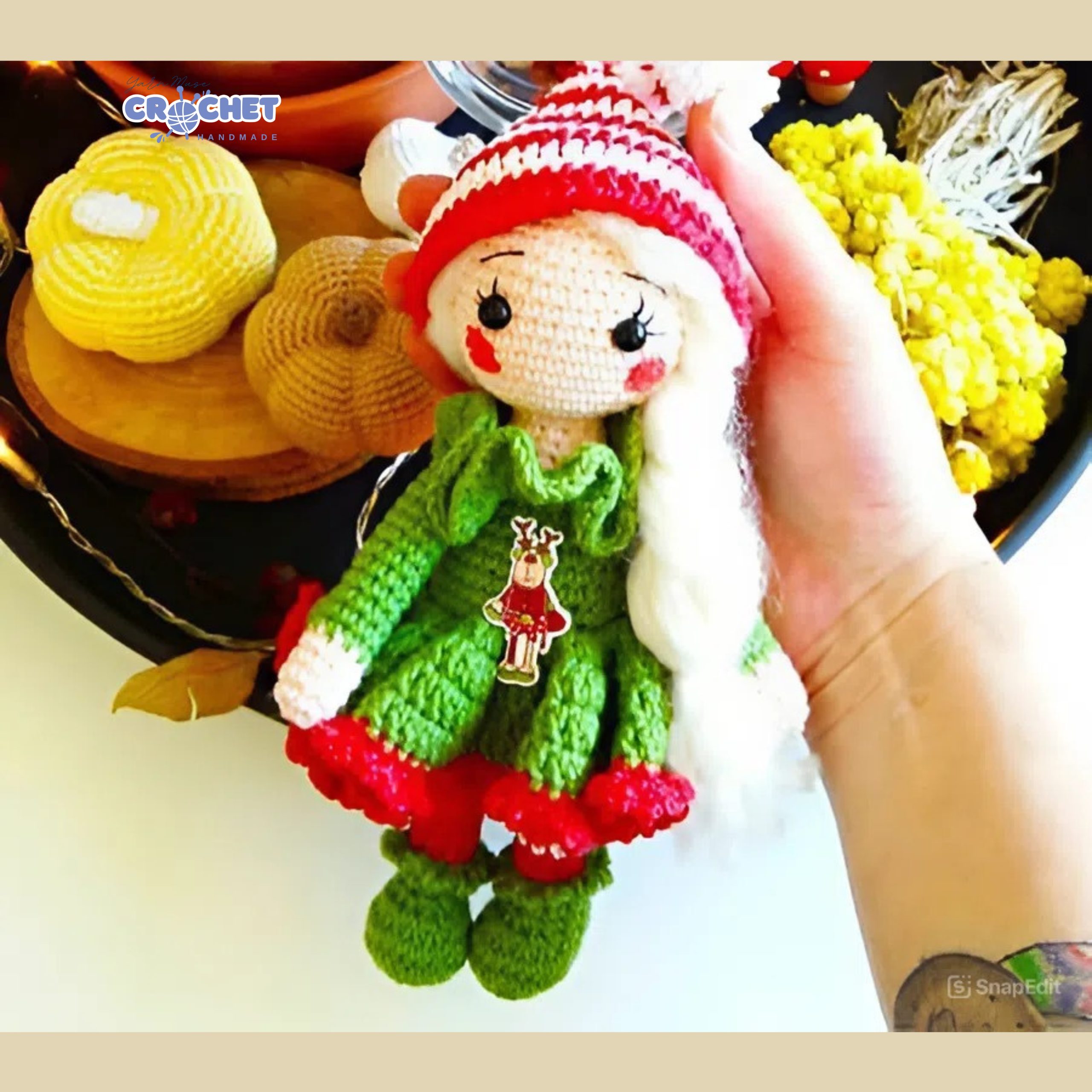 Amigurumi Christmas Elf Doll DIY Best Crochet Pattern PDF