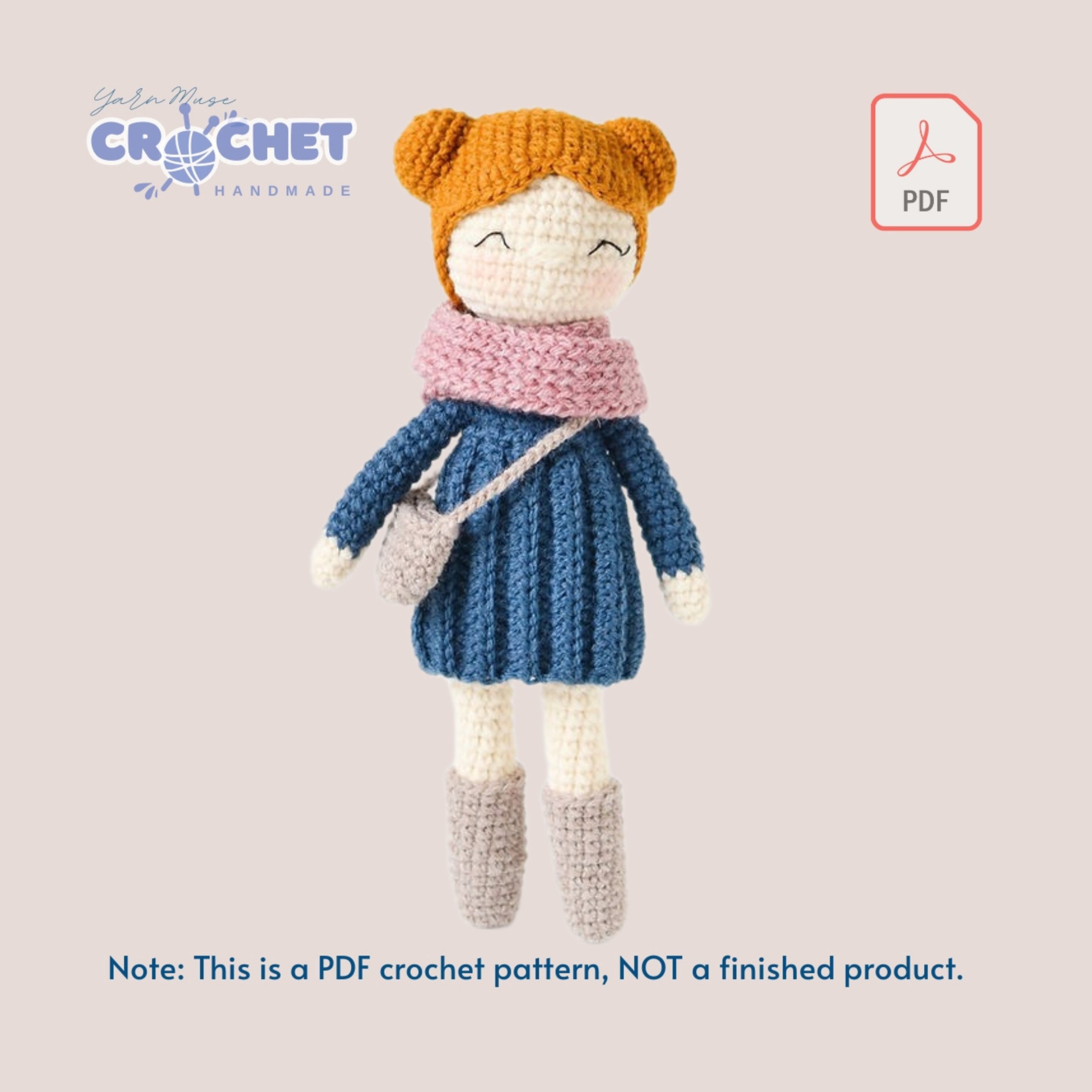 Anna the Doll Crochet Pattern PDF