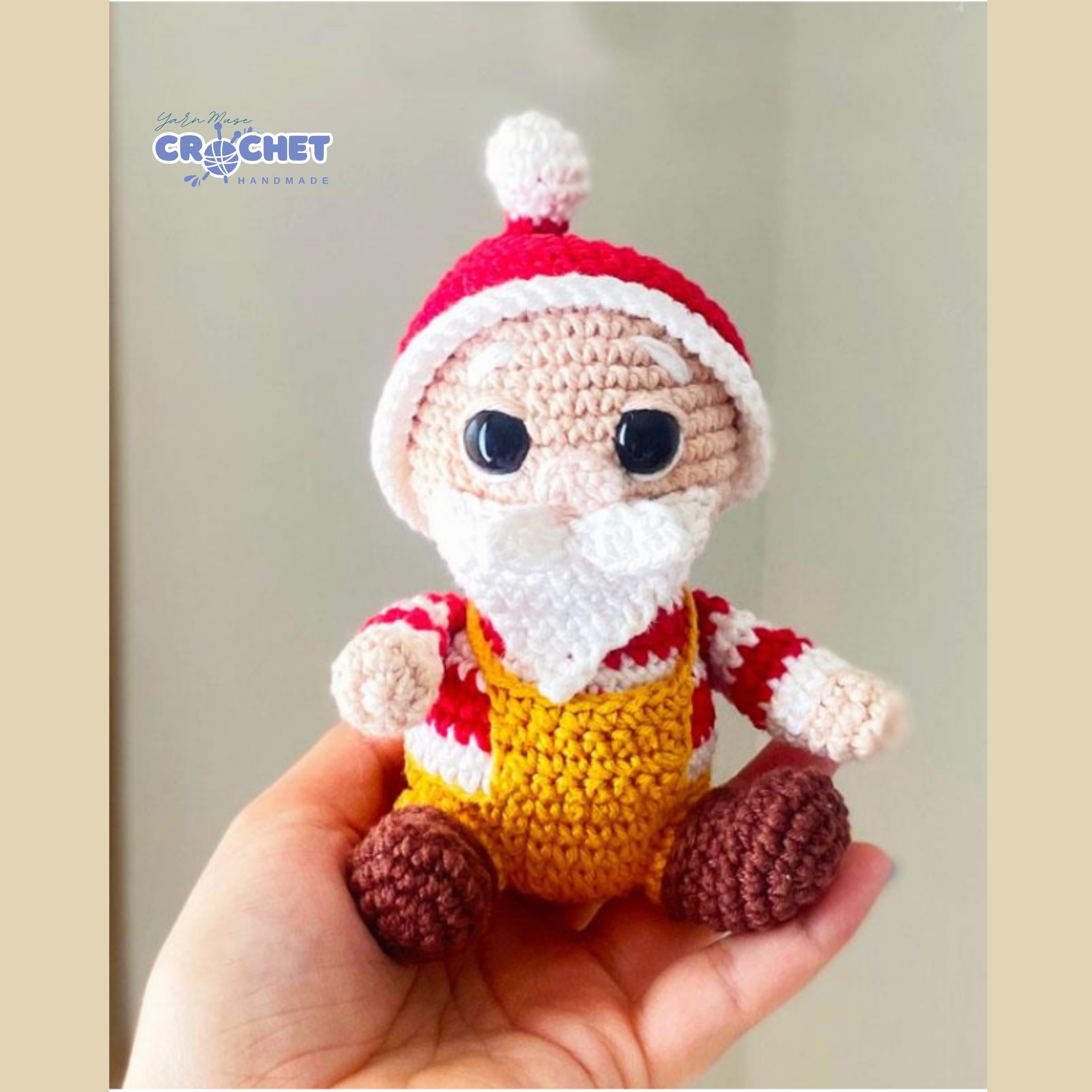 MQ-029-Mr. Noelito Crochet Doll PDF Pattern