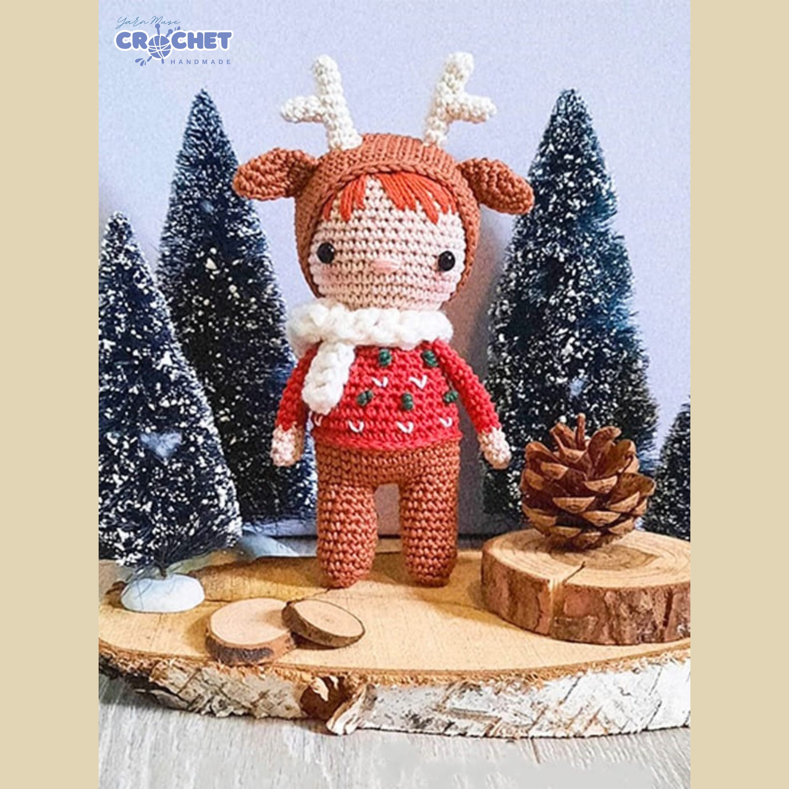 Joey the Christmas Boy – Crochet & Knitting PDF Pattern Guide