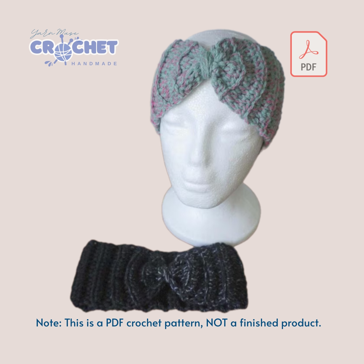 Bow Style Headband Crochet Pattern