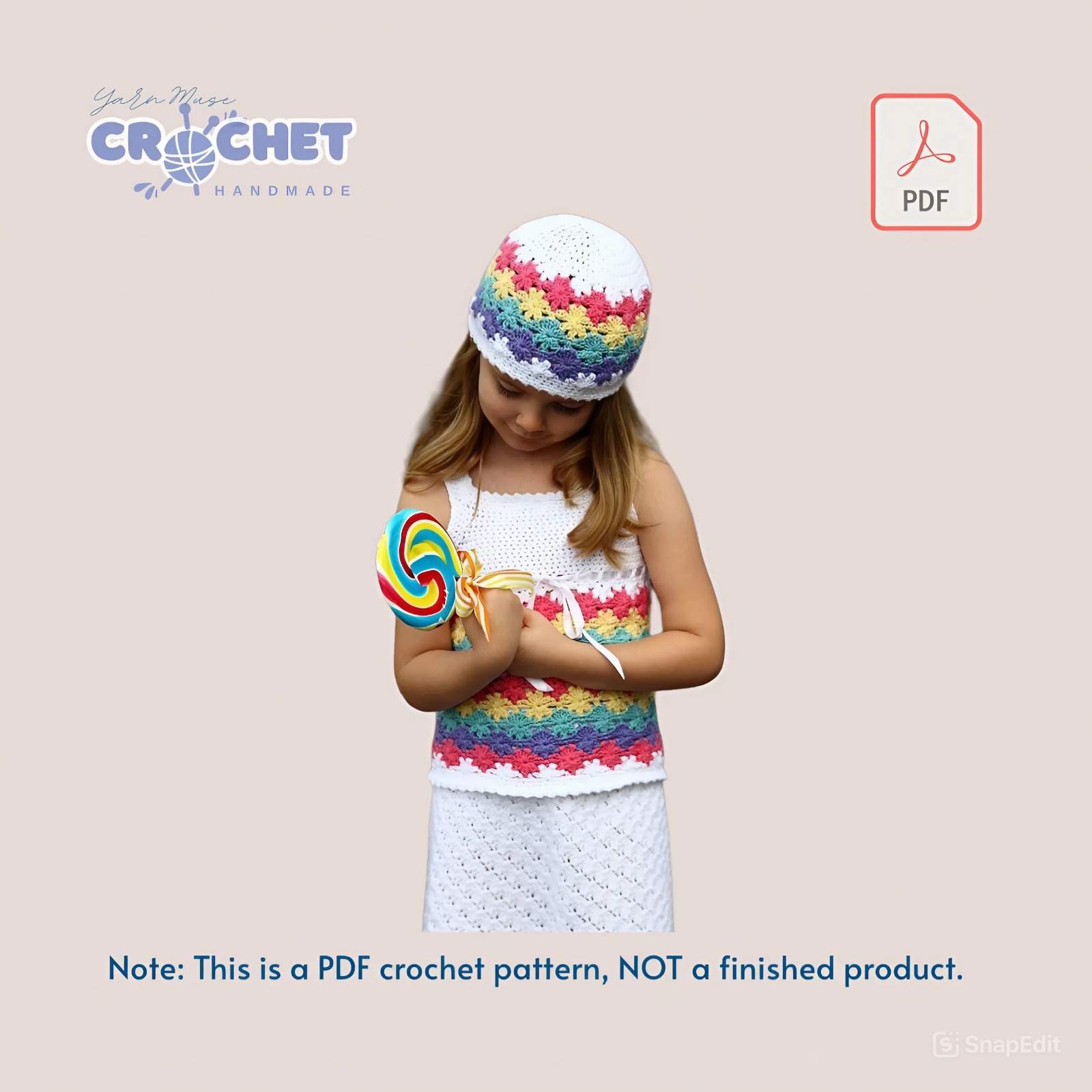 Women’s Crochet Dress PDF Pattern