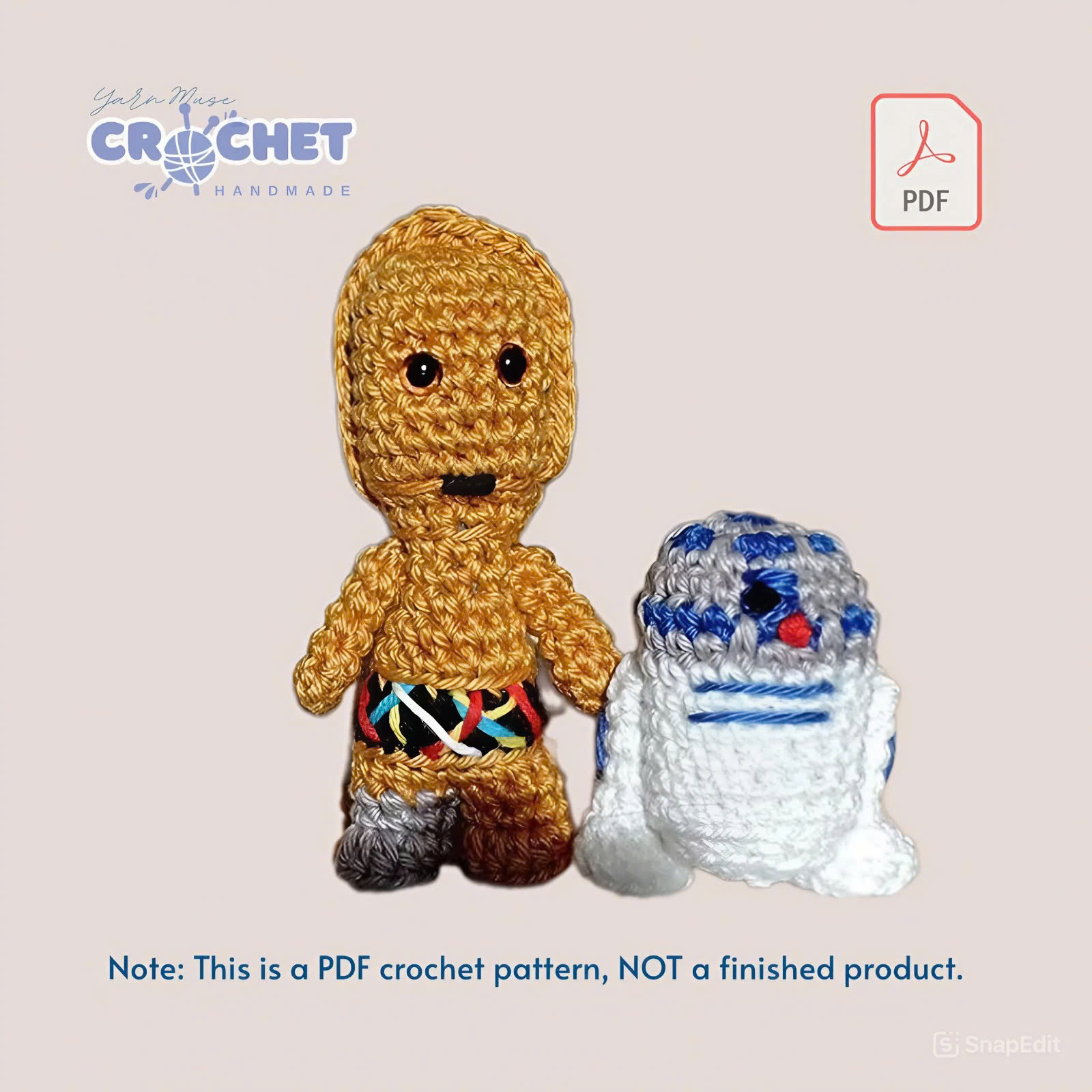 Gift Plush Crochet Pattern PDF – Easy Handmade Amigurumi Guide