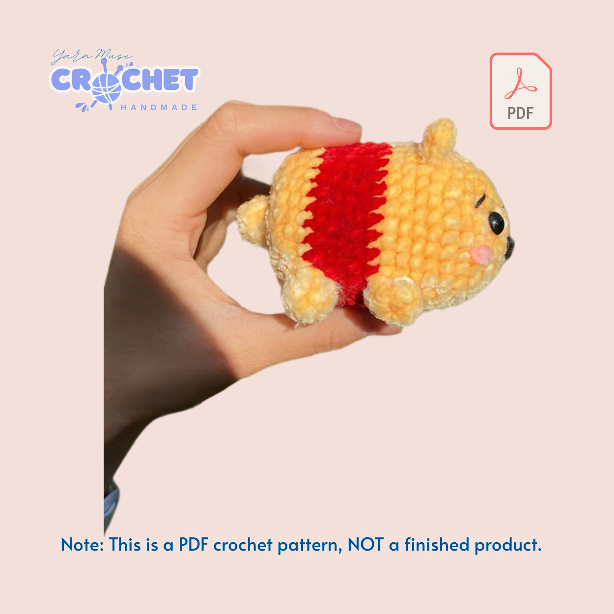 Cartoon Mini Character Crochet Pattern Set PDF