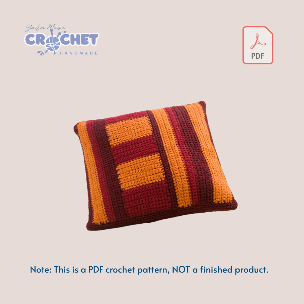 Crochet Rugs Cushions and Throws Simple Pattern PDF