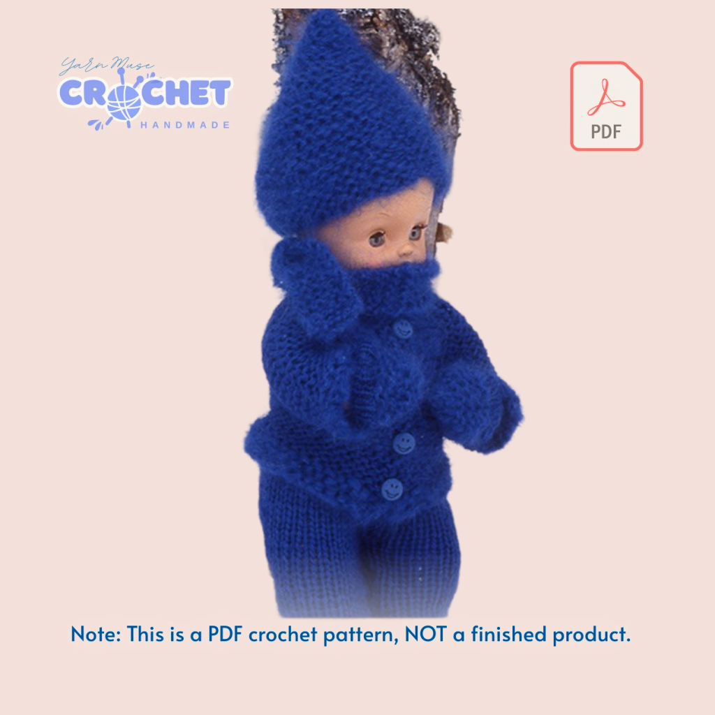 Doll Collection with Accessories Crochet PDF