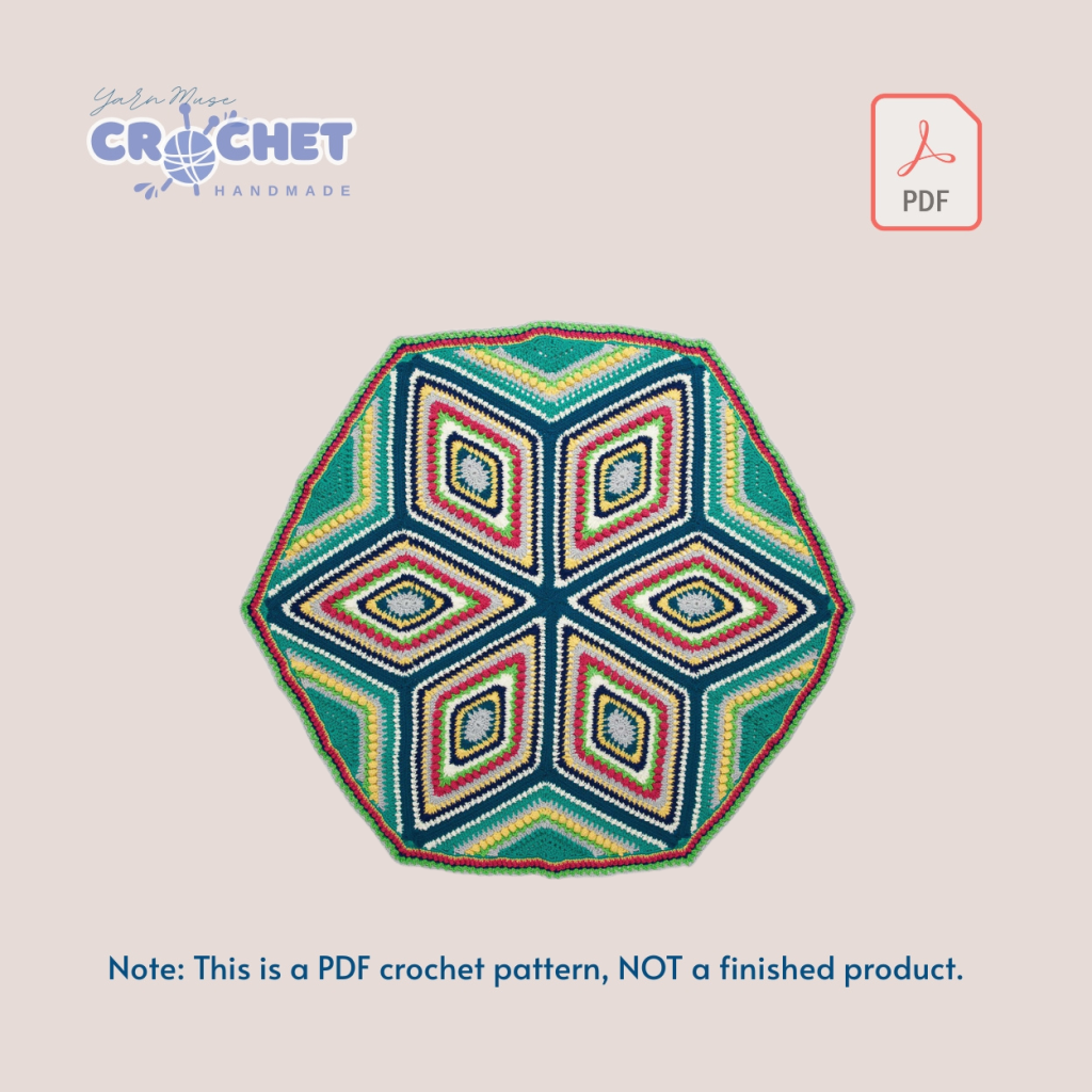 Easy Crochet Rugs Cushions and Throws Instruction PDF