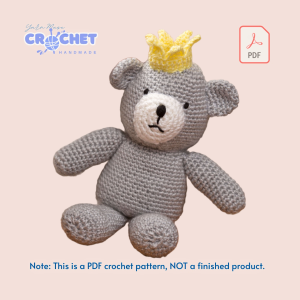 Giant Fluffy Bear Crochet Design PDF