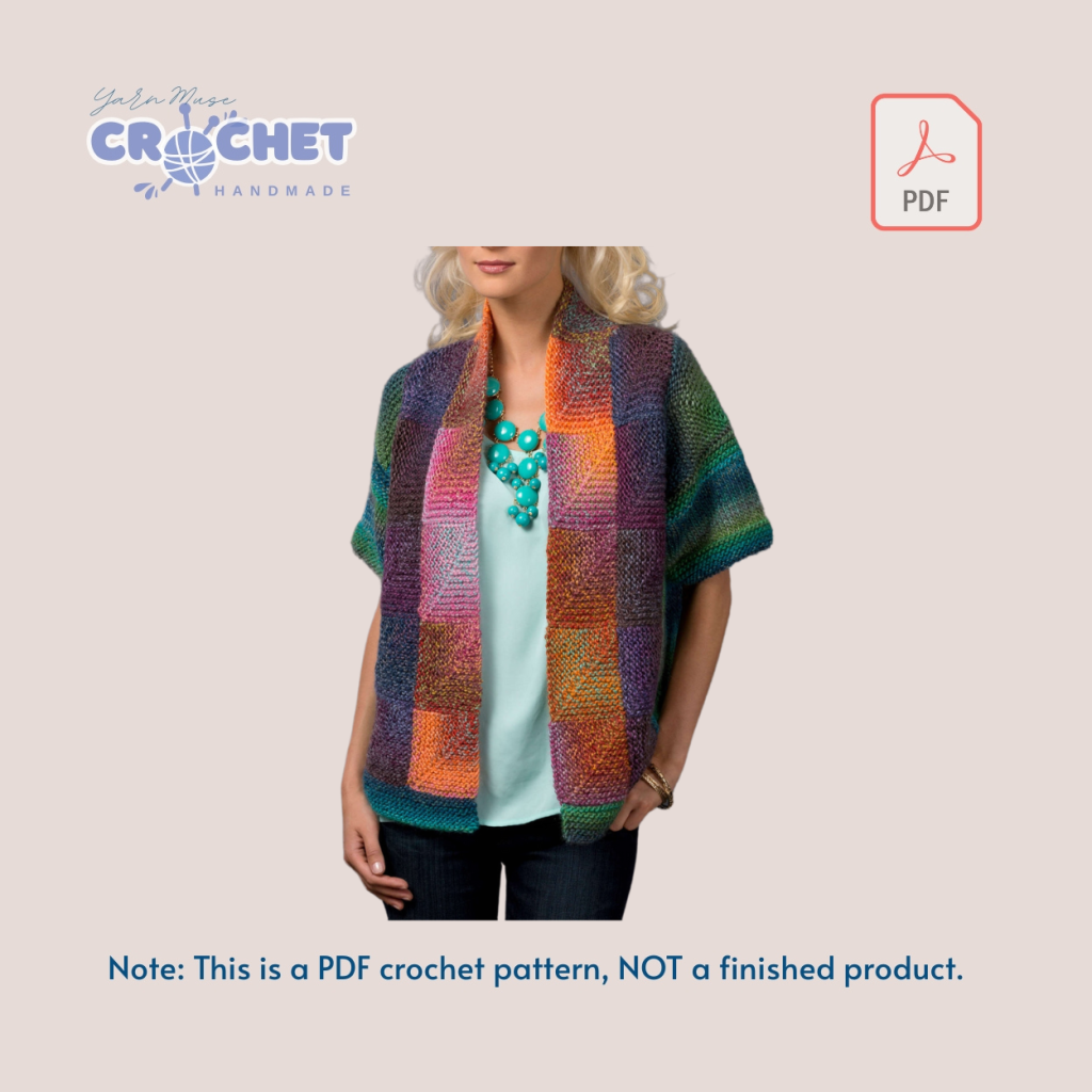 Handcrafted Crochet Sweaters and Jackets PDF Tutorial