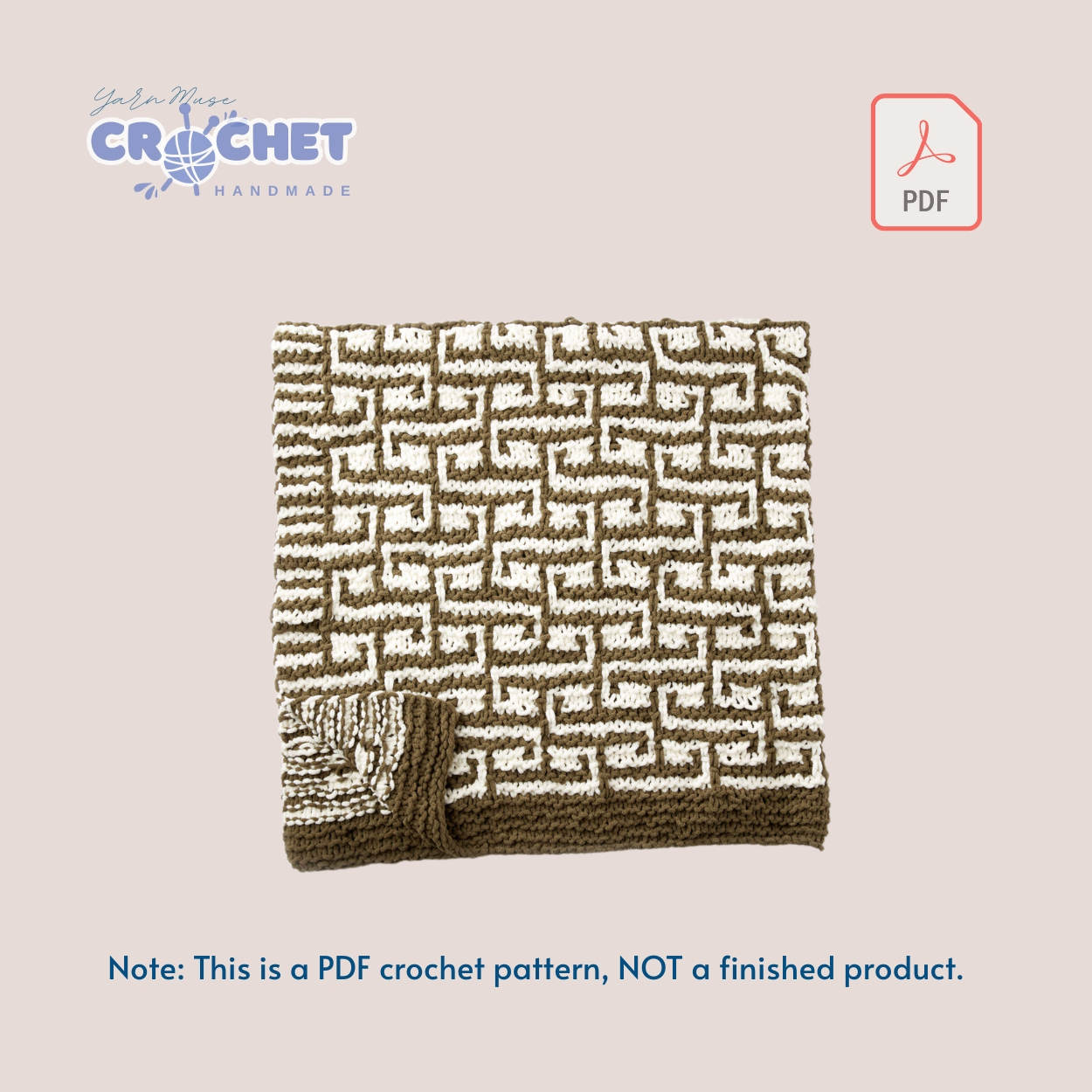 Rugs Cushions and Throws Crochet Pattern Downloadable PDF