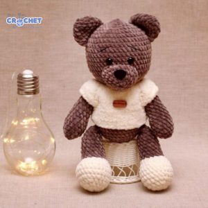MQ-076-Plush Teddy Bear Zodia Crochet Pattern PDF for Beginners