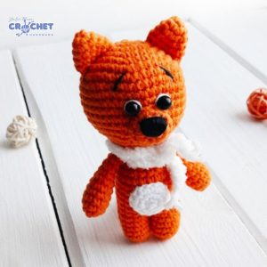 MQ-079-Andrey the Fox Keychain Amigurumi Crochet Pattern PDF