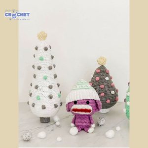 MQ-092-Crochet Christmas Tree Amigurumi Pattern PDF for Beginners