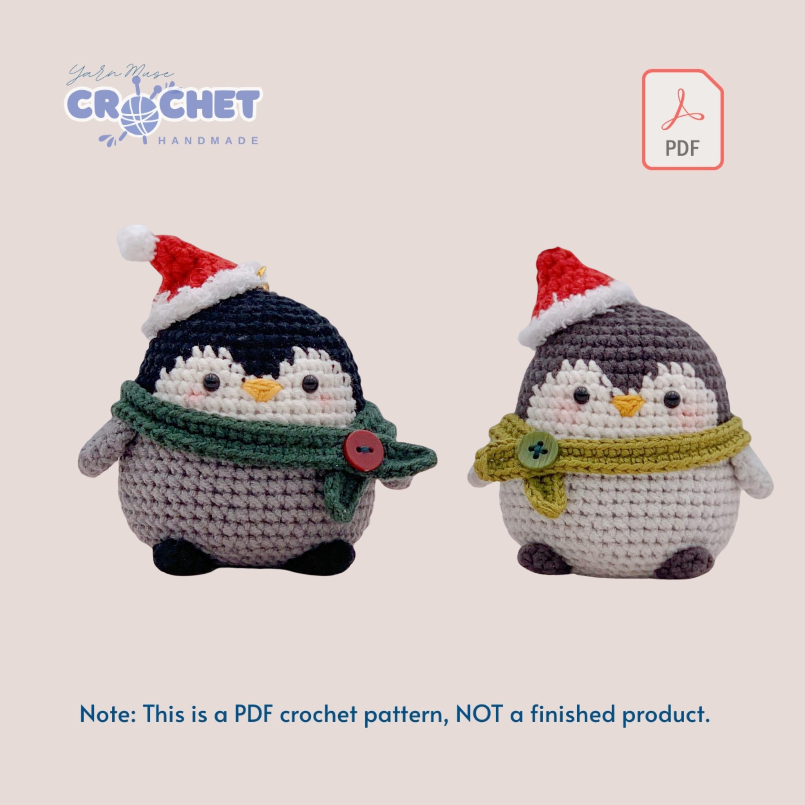 MQ-094-Pew the Baby Penguin Amigurumi Crochet Pattern PDF