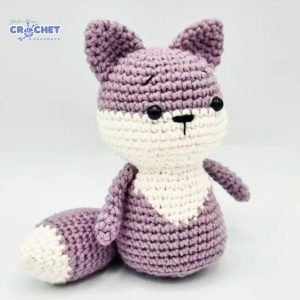 MQ-106-Crochet Wolf the Lupe Keychain Pattern PDF Tutorial