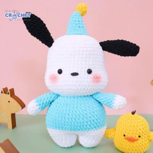 MQ-102-Pochacco Puppy Amigurumi Crochet Guide PDF